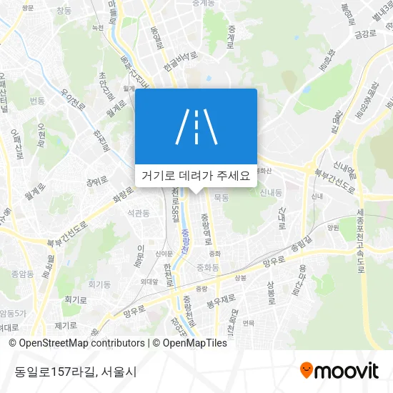 동일로157라길 지도
