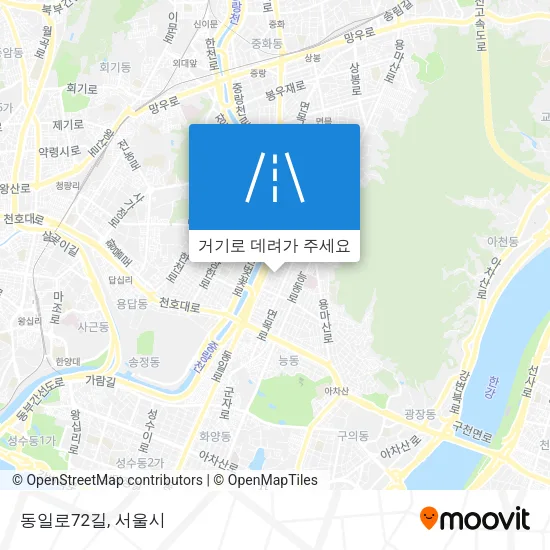 동일로72길 지도