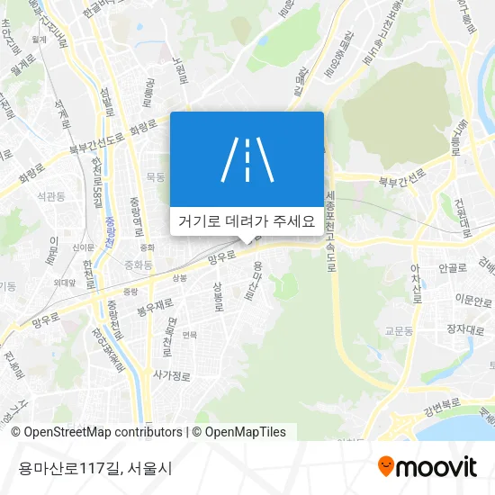 용마산로117길 지도