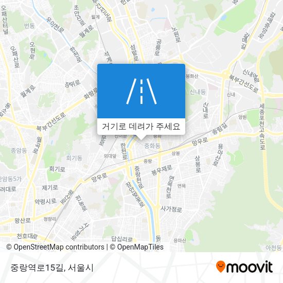 중랑역로15길 지도