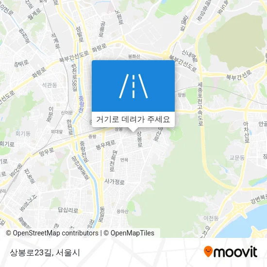 상봉로23길 지도