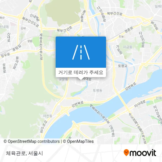 체육관로 지도