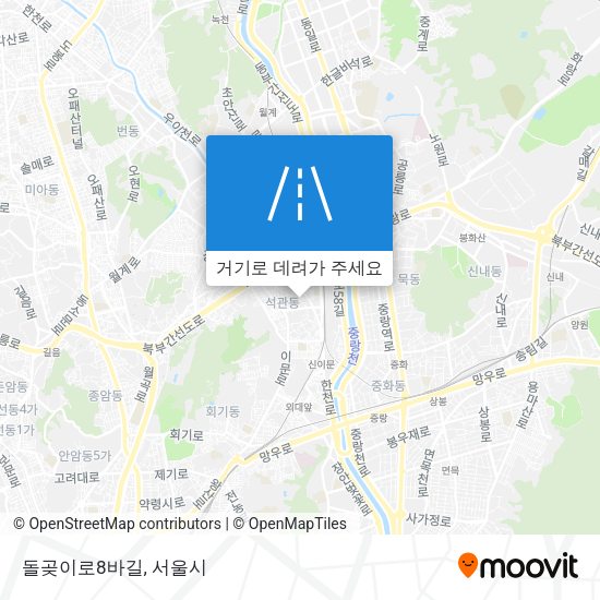 돌곶이로8바길 지도