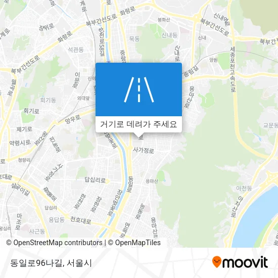 동일로96나길 지도
