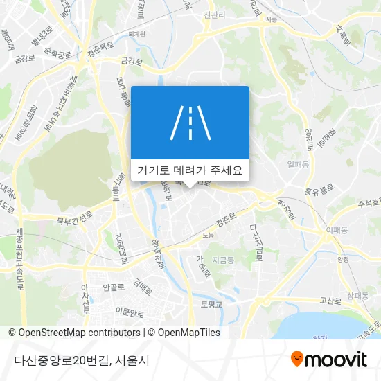 다산중앙로20번길 지도