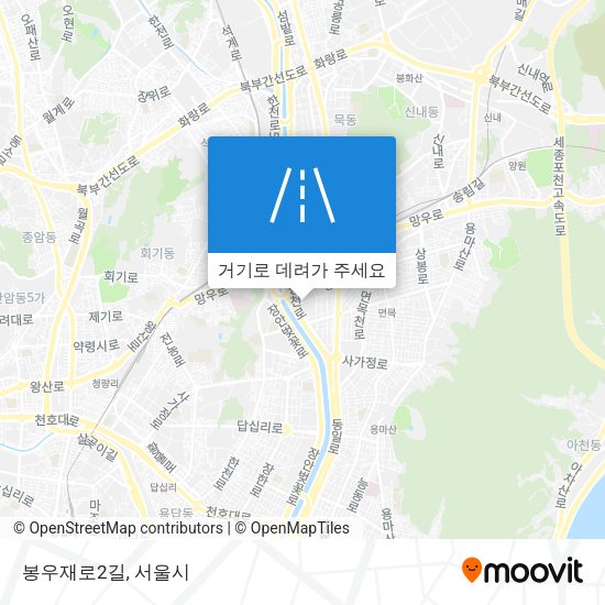 봉우재로2길 지도