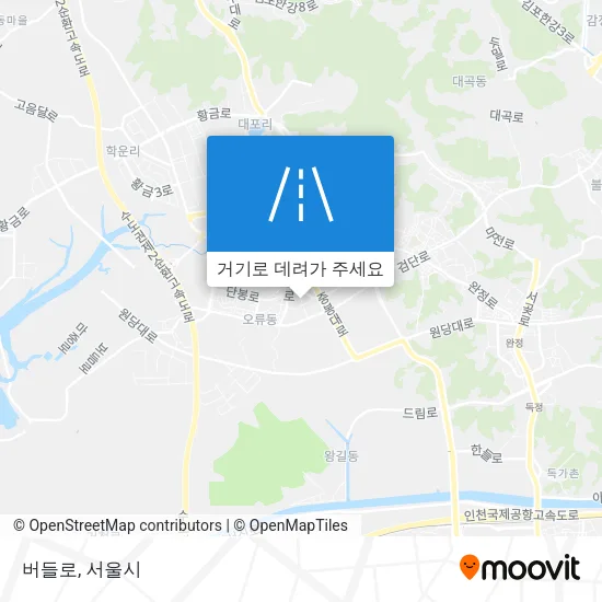 버들로 지도