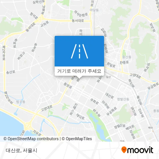 대산로 지도