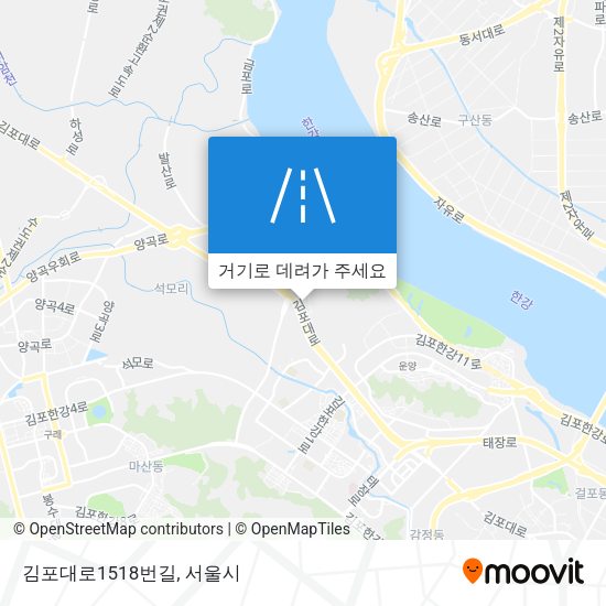 김포대로1518번길 지도