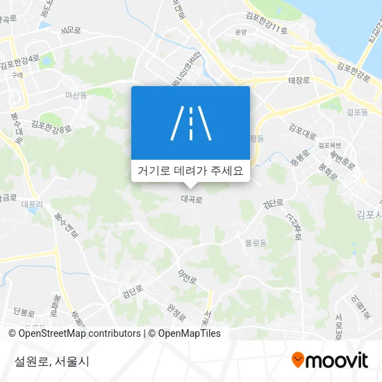 설원로 지도