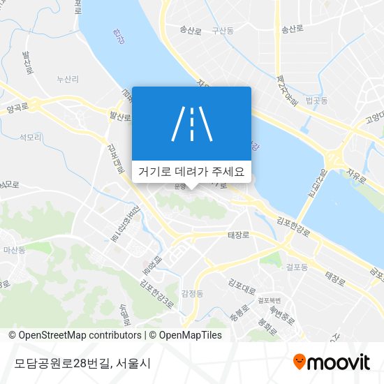 모담공원로28번길 지도