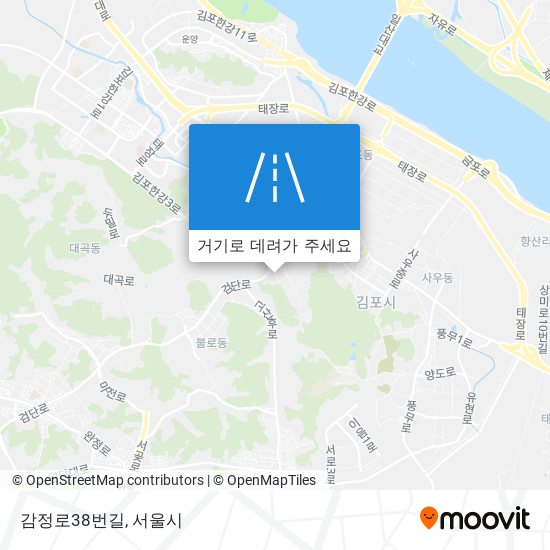 감정로38번길 지도