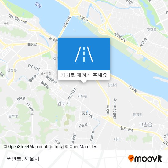 풍년로 지도