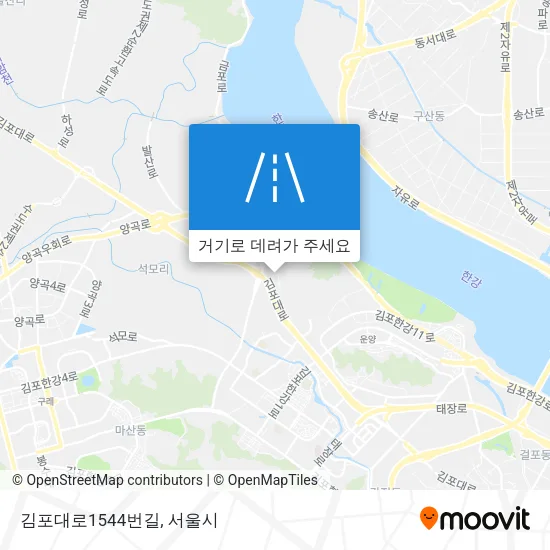 김포대로1544번길 지도
