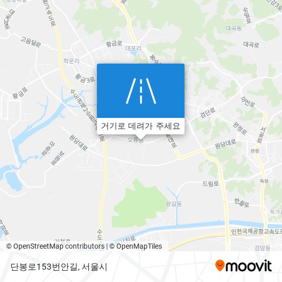 단봉로153번안길 지도