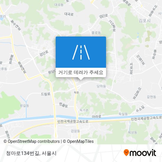 청마로134번길 지도