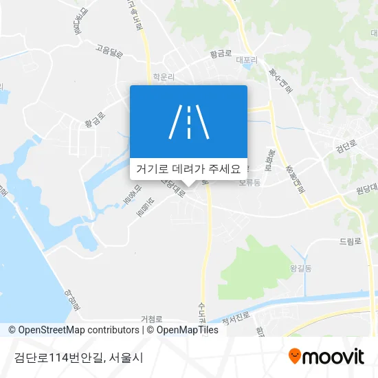 검단로114번안길 지도