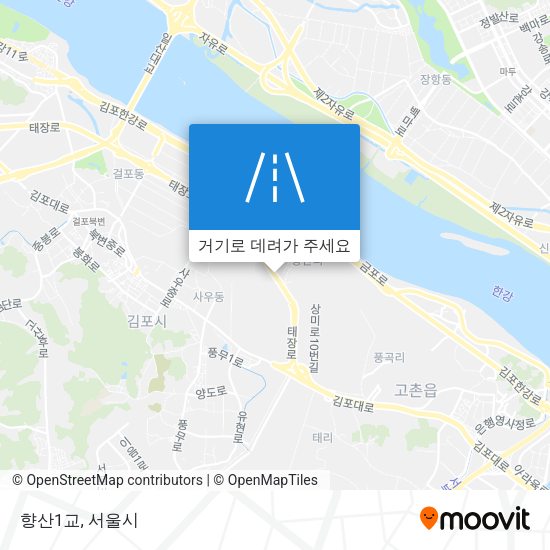 향산1교 지도