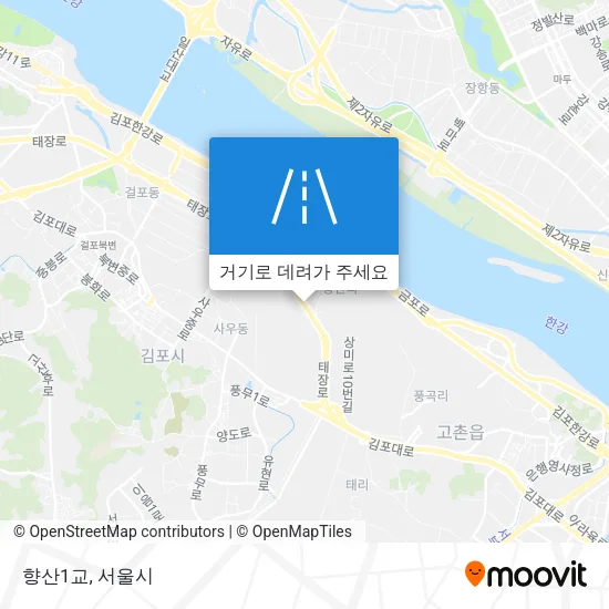 향산1교 지도
