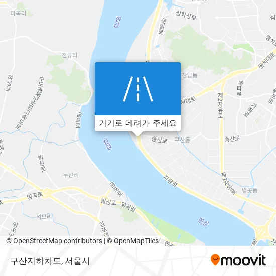 구산지하차도 지도