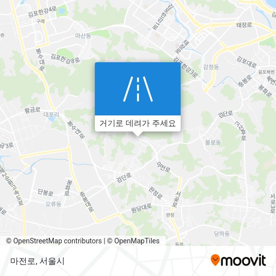 마전로 지도