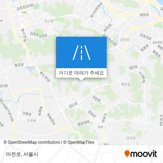 마전로 지도