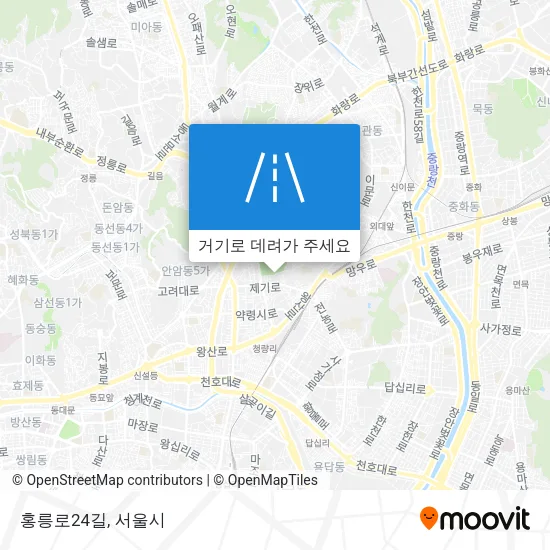 홍릉로24길 지도