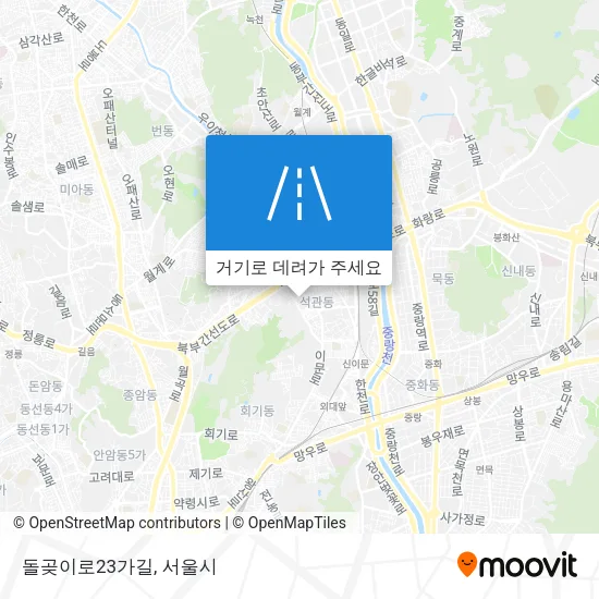 돌곶이로23가길 지도