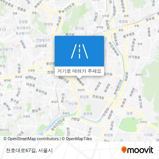 천호대로67길 지도