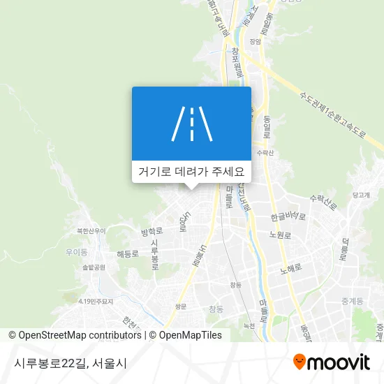 시루봉로22길 지도