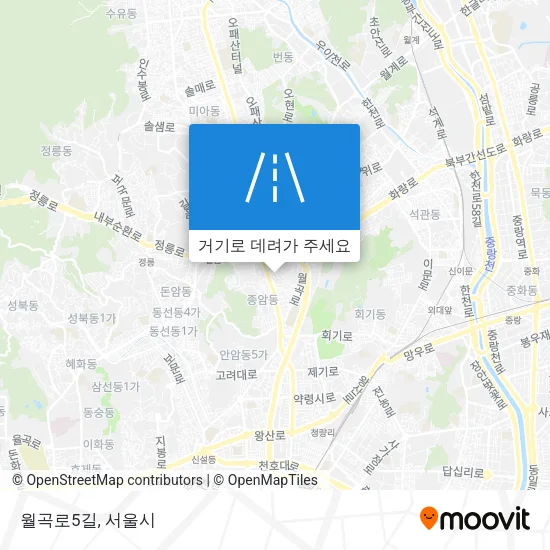 월곡로5길 지도