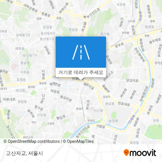 고산자교 지도
