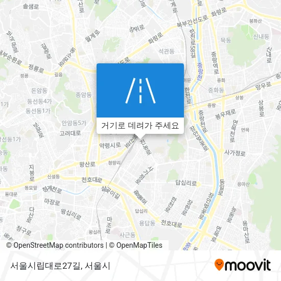 서울시립대로27길 지도