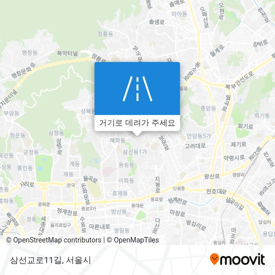 삼선교로11길 지도