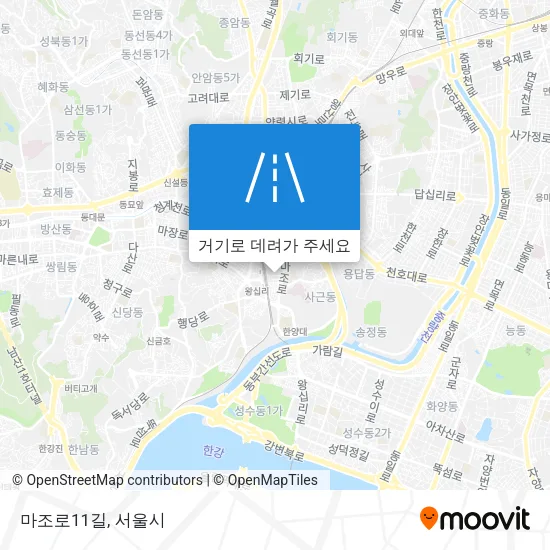 마조로11길 지도
