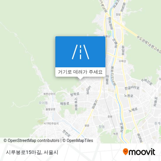 시루봉로15마길 지도