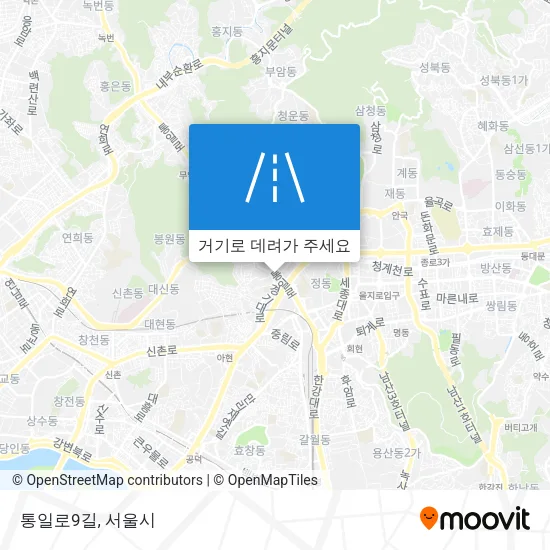 통일로9길 지도