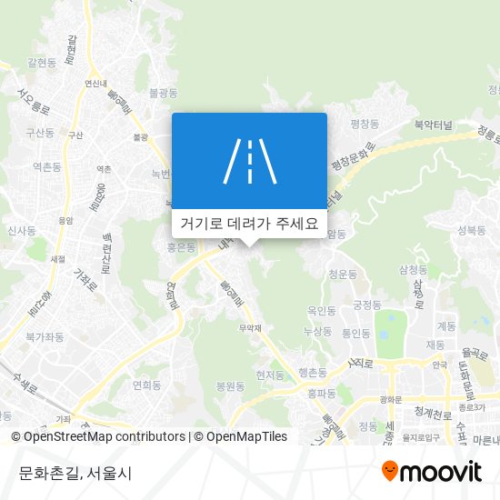 문화촌길 지도