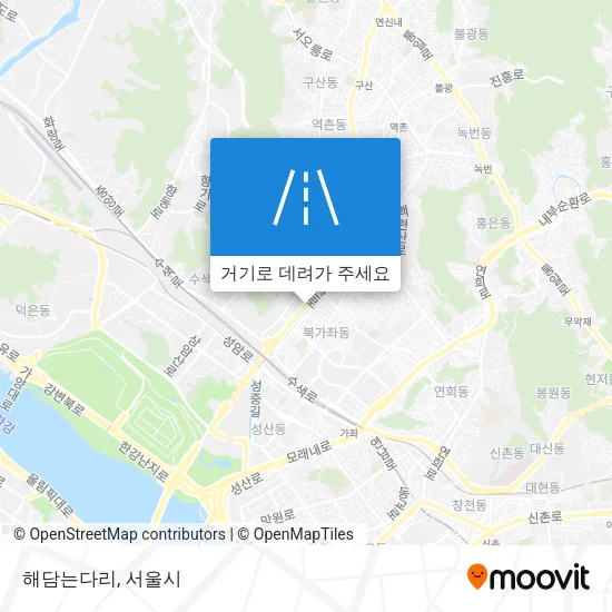해담는다리 지도