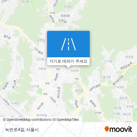 녹번로4길 지도