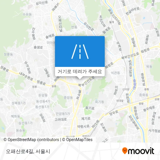 오패산로4길 지도