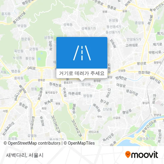 새벽다리 지도