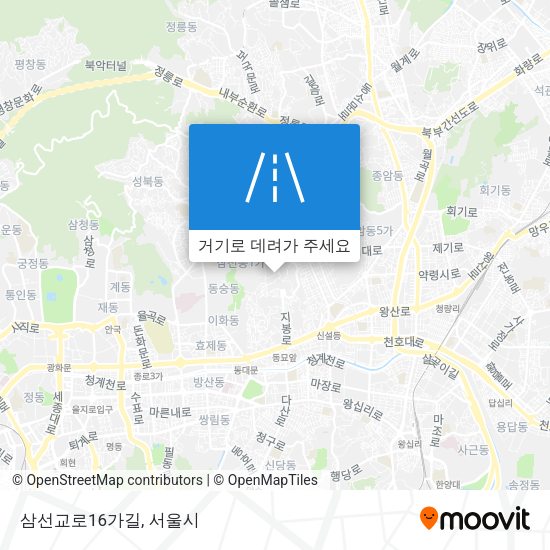 삼선교로16가길 지도