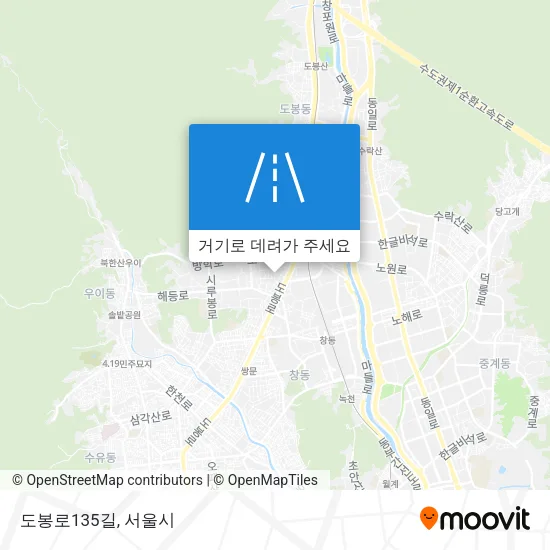 도봉로135길 지도
