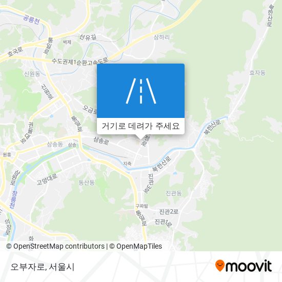 오부자로 지도