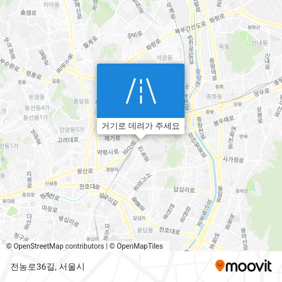 전농로36길 지도