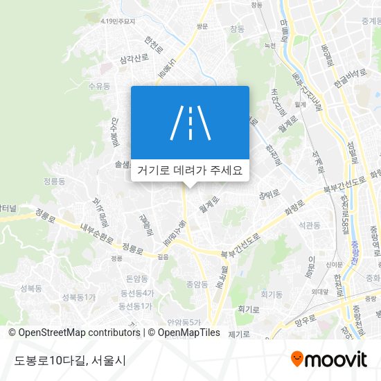 도봉로10다길 지도