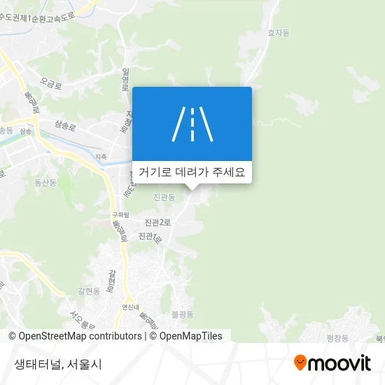 생태터널 지도