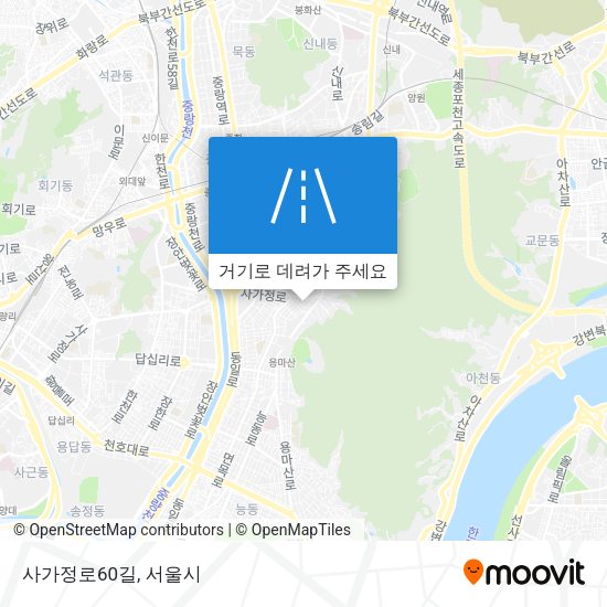 사가정로60길 지도