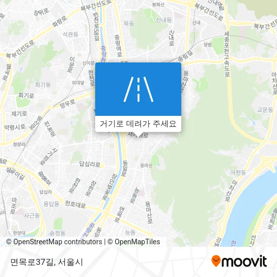 면목로37길 지도